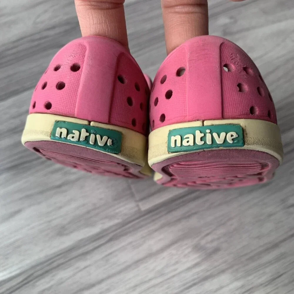 Native Jefferson Pink Sneaker Sandals